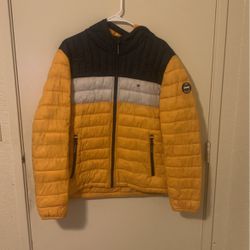 Yellow Tommy Hilfiger Puffer Jacket 