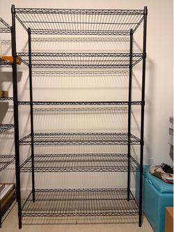6 Tier Metal Shelf (2 included)