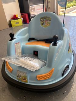 Bluey bumper car