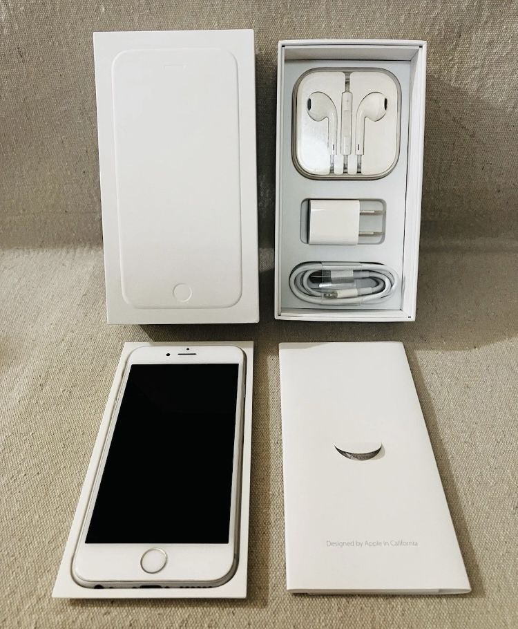 Apple iPhone 6 Unlocked - 16GB - Silver - A1549 w/ Original Box & Accessories