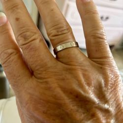 Cartier Mini Love Ring with COA!