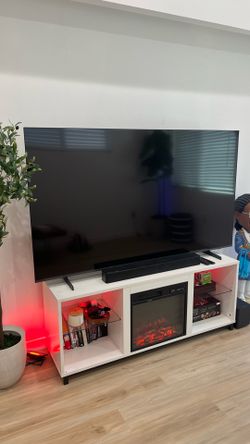 75 inch TV with soundbar