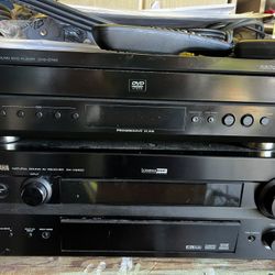 Yamaha 5 disc DVD Player & Yamaha Audio Receiver