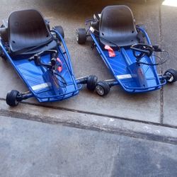 2 RAZOR DRIFTER GO-KART PAIR OR SINGLE  DRIFTER HELMET BLACK BRAND NEW INCLUDED 
