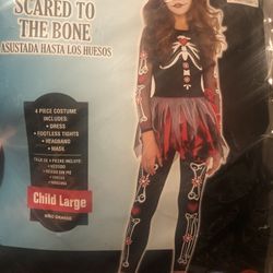 Scared To The Bone Halloween Costume 