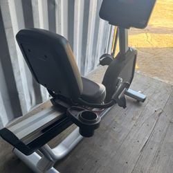 Life Fitness Integrity Recumbent Bike commercial good condition they retail used for $2500 and up asking 750 located in phelan call me if have more qu