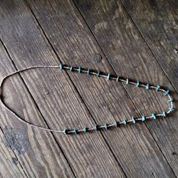 Original Indian Turquoise and shell necklace