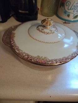 Fire Stone Bowl With Lid