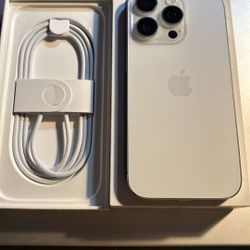 iPhone 16 Pro  Titanium white 1TB Storage AT&T