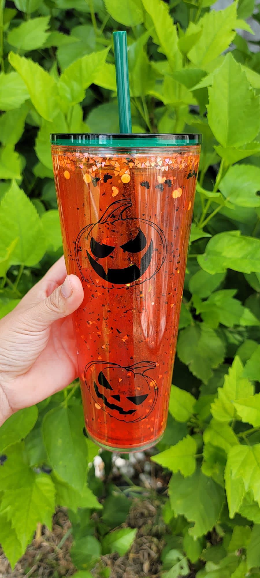 Halloween Snow Globe Tumbler