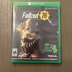 Xbox One Fallout 76