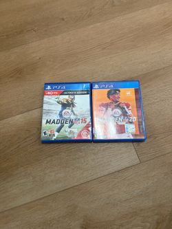 PS4 madden 15 and 20