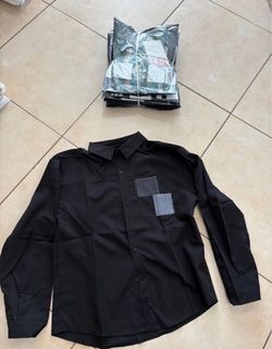 Men’s burnout, dress shirt, long sleeve