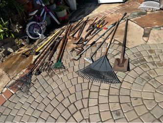 Garden tools from $5.00 to $10.00 each.