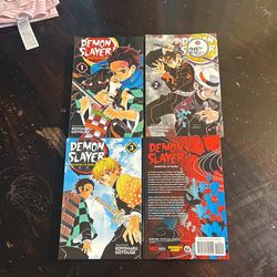 Demon Slayer Series Vol 1 To 4