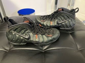 Nike Air Foamposite Pro (Sequoia) - Black Orange Sneakers