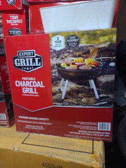 New Portable charcoal grill.