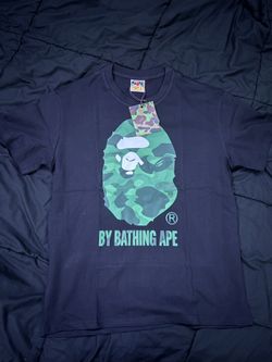 BAPE black/Green Tee