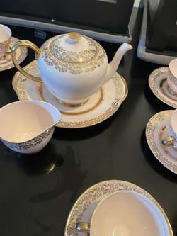 Bavaria Tea Or Coffee Service in Full Gold Decorated Porcelain