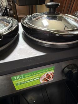 TRU Triple Slow Cooker