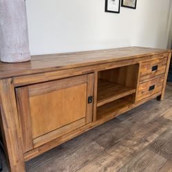 Solid Wood TV Stand 