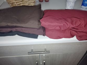 Folded Clothing Bundle Mixed Colors