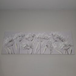 Moving Sale Purple and Silver Painting