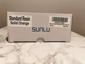 SUNLU 3D Printer Resin 1000g / 1KG (Solid Orange) - Brand New Sealed