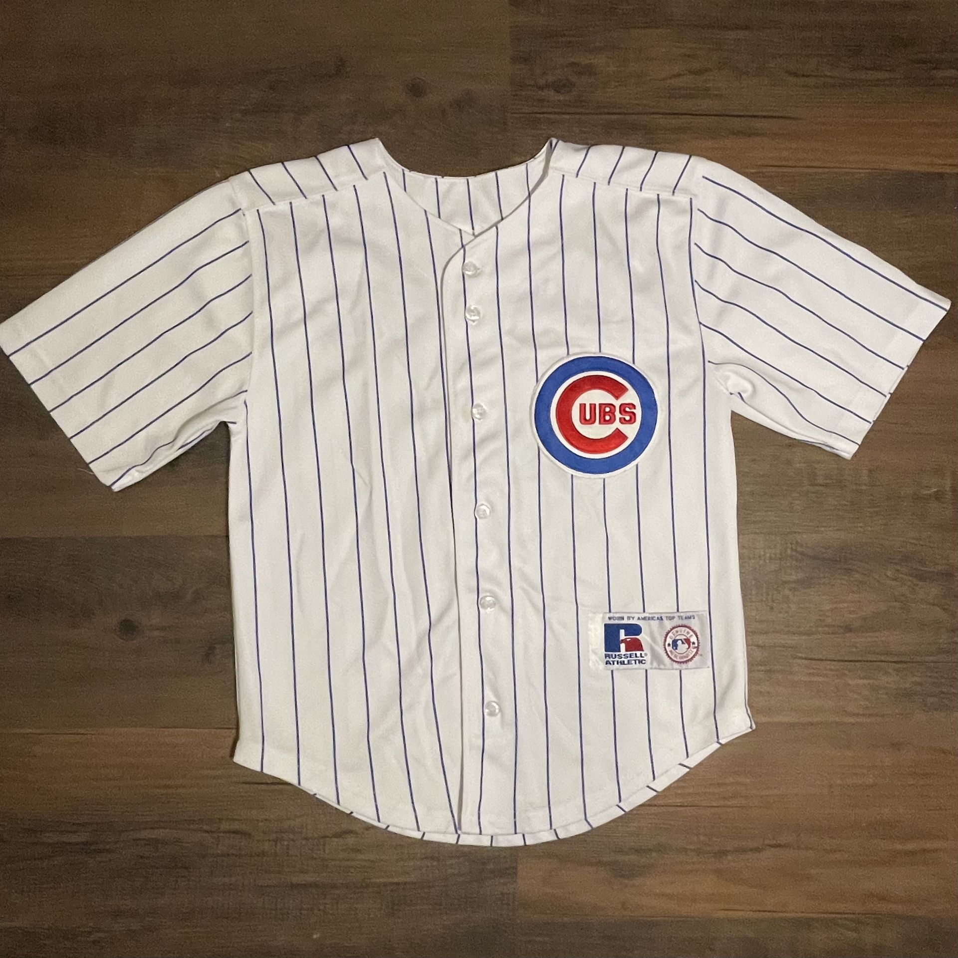 VTG GarciaParra Cubs Baseball Jersey Kids SZ 8