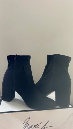 Black Block Heel Ankle Boots