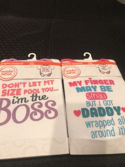 2 Onesies size 3-6 months $5 for both