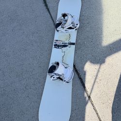 163cm Forum Snowboard With Bindings