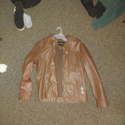 Guess Leather Jacket L