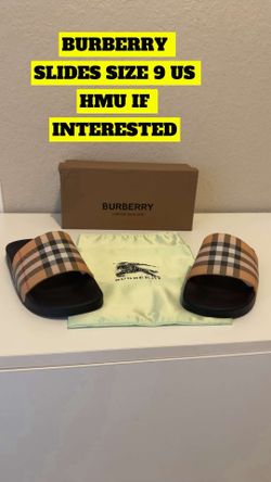 Burberry slides