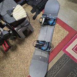 Snowboard With Bindings