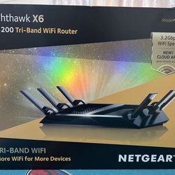 Nighthawk X6 AC3200 Tri-Band WiFi Router