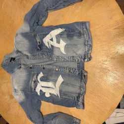 LA Sweater And Jean Jacket