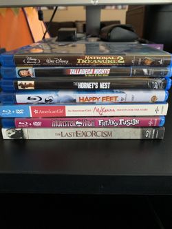 Seven assorted blu ray bundle