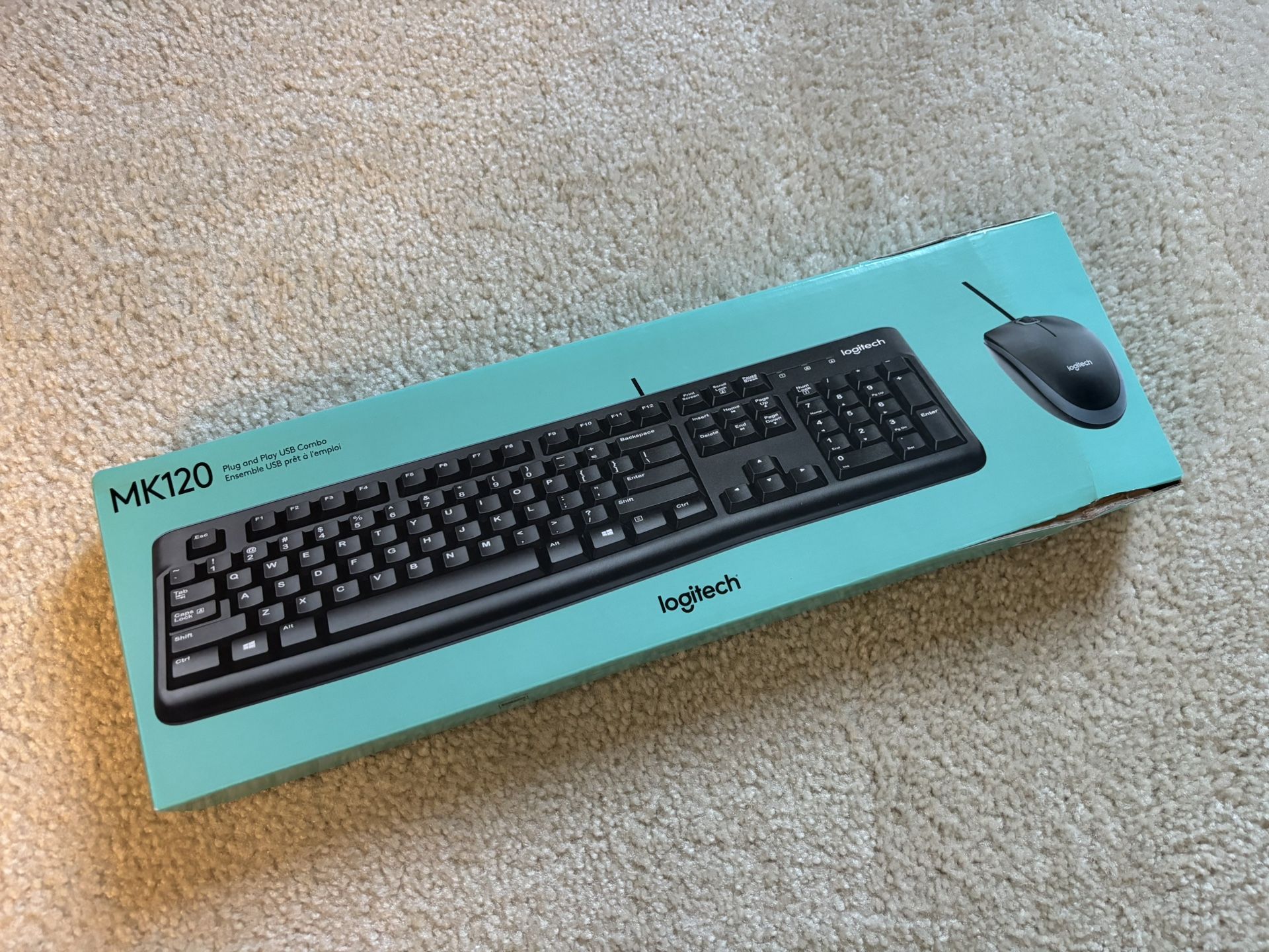BRAND NEW Logitech Mouse And Keyboard (MK120)