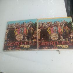 Tow Beatles Lp Record 