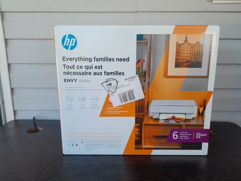 HP ENVY 6055e inkjet All in One Printer Print Copy Scan Wireless