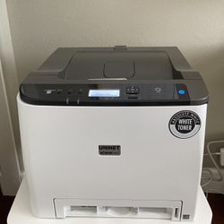 UNINET iColor 560 White Toner Printer - Software Included, New Inks, Great Cond!. 
