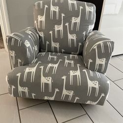 Kid's Chair, Toddler's Upholstered Armchair, Child's Rocking Chair