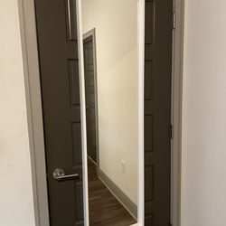 Portable Stand Mirror - White