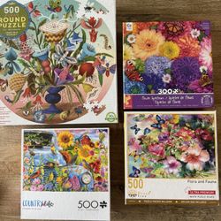 Puzzles. Floral Bloom Collection B. 