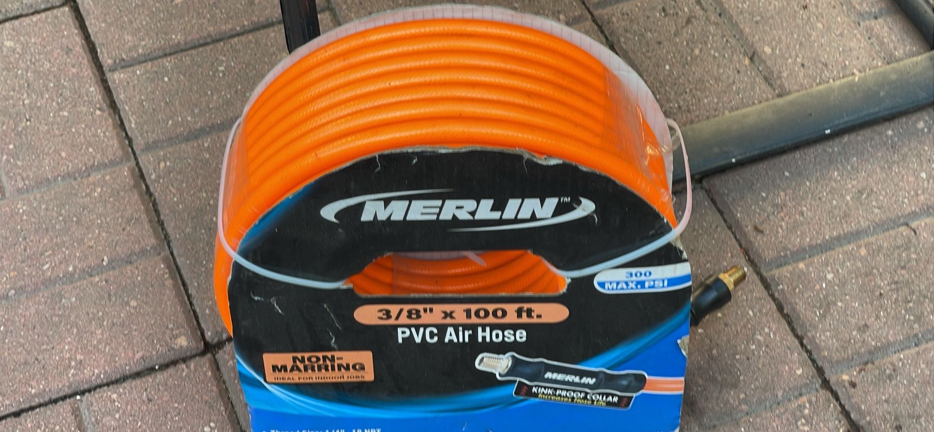 Merlin PVC Air hose 3/8 100ft