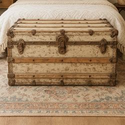 Beautiful vintage/antique steamer trunks 