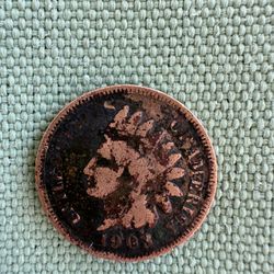 1903 Penny 121 Year Old Currency 