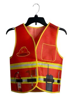 Kids Firefighter Costume Vest