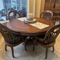 Authentic Wood Breakfast Table